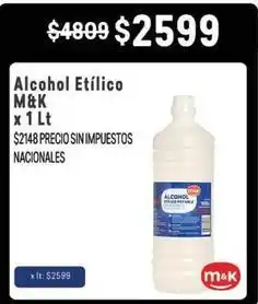 Makro M&k - alcohol etílico oferta