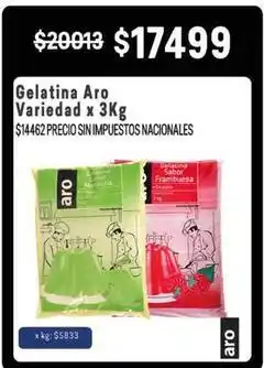 Makro Aro - gelatina variedad oferta
