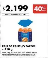 Disco Fargo - pan de pancho oferta