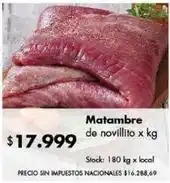 Disco Matambre de novillito oferta
