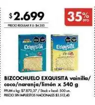 Disco Exquisita - bizcochuelo oferta