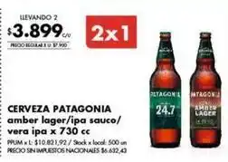 Disco Patagonia - cerveza amber lager/ipa sauco/vera ipa oferta