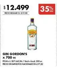 Disco Gordon's - gin oferta