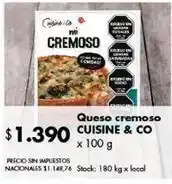 Disco Queso cremoso oferta