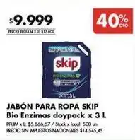 Disco Skip - jabón para ropa doypack oferta