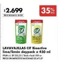 Disco Cif - lavavajillas oferta