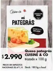 Disco Cuisine - queso pategras oferta