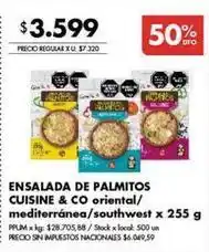 Disco Ensalada de palmitos oferta