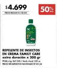 Disco Repelente de insectos en crema oferta