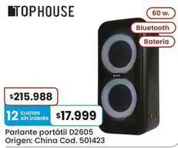 Coto Origen - parlante portátil d2605 oferta