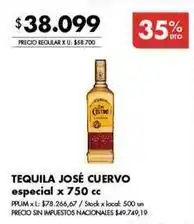 Disco Tequila especial x 750 cc oferta