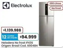 Coto Electrolux - heladera no frost if43s oferta