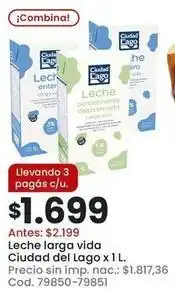 Coto Ciudad del lago - leche larga vida oferta