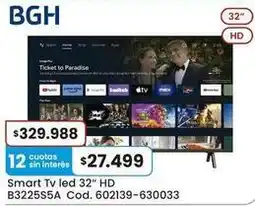 Coto Bgh - smart tv led 32 hd b3225s5a oferta