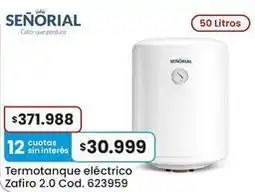 Coto Señorial - termotanque eléctrico zafiro 2.0 cod. 623959 oferta