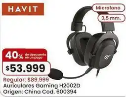 Coto Mm - auriculares gaming h2002d oferta