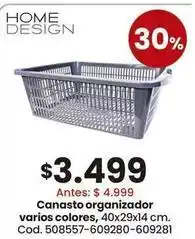Coto Canasto organizador oferta
