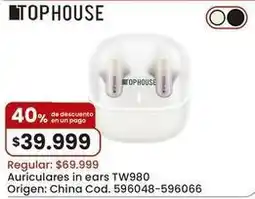 Coto Origen - auriculares in ears tw980 cod. 596048-596066 oferta