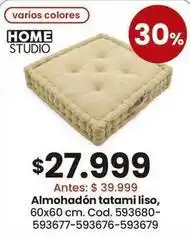 Coto Tatami - almohadón tatami liso, 60x60 cm. cod. 593680-593677-593676-593679 oferta