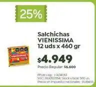 Jumbo Vienissima - salchichas oferta