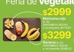 Supermercados Vea Manzana roja oferta