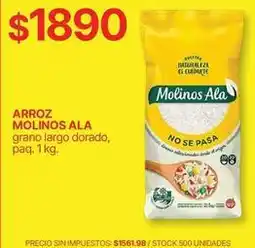 Supermercados Vea Molinos ala - arroz molinos ala grano largo dorado oferta