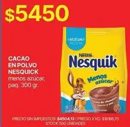 Nesquik - cacao en polvo
