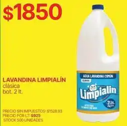 Supermercados Vea Agua lavandina comun oferta