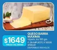 Supermercados Vea Queso barra oferta
