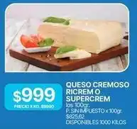 Supermercados Vea Queso cremoso oferta