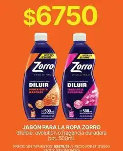 Supermercados Vea Zorro - jabón para la ropa oferta