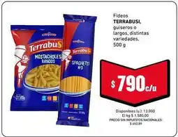 Cooperativa Obrera Terrabusi - fideos oferta
