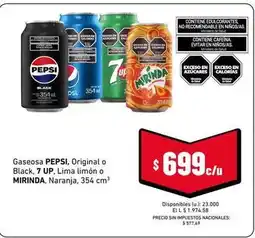 Cooperativa Obrera Pepsi - gaseosa oferta