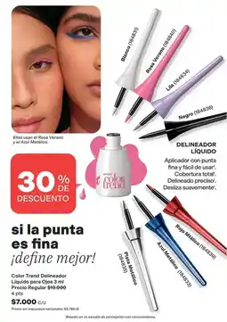 Avon Negro - color trend delineador líquido para ojos oferta