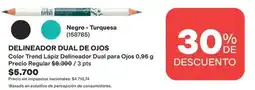 Avon Negro - delineador dual de ojos color trend lápiz delineador dual para ojos 0,96 g oferta