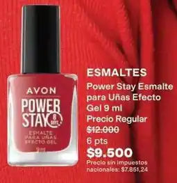 Avon Avon - power stay esmalte para uñas efecto gel oferta