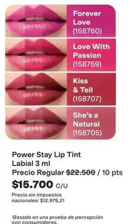 Avon Avon - power stay lip tint (158760, 158759, 158707, 158705) oferta