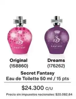Avon Fantasy - secret original (158860) / dreams (176262) oferta