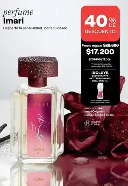 Avon Avon - imari eau de toilette oferta