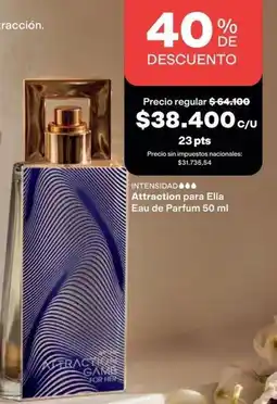 Avon Natura - attraction para ella eau de parfum oferta
