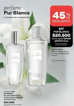 Avon Natura - perfume pur blanca oferta