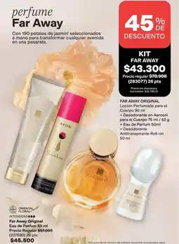 Avon Avon - far away original loción perfumada oferta