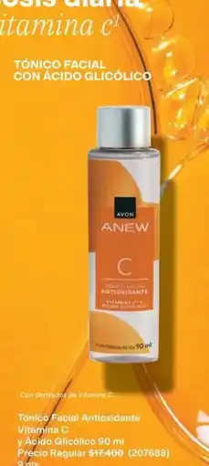 Avon Avon - tónico facial antioxidante vitamina c y ácido glicólico 90 ml oferta