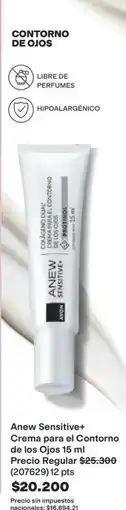 Avon Anew - crema para el contorno de los ojos 15 ml oferta