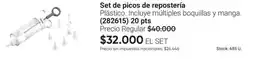 Avon Set de picos de repostería (282615) 20 pts oferta