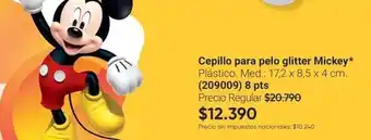 Cepillo para pelo glitter (209009)