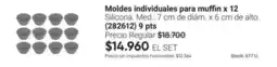 Avon Moldes individuales para muffin x 12 (282612) oferta
