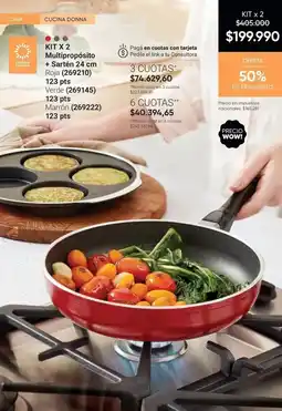 Avon Kit x 2 multiproposito + sartén 24 cm oferta