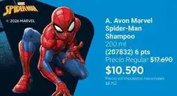 Avon Spiderman - spider-man shampoo (207832) 6 pts oferta