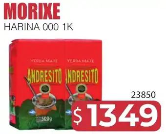 Morixe harina 000 1k